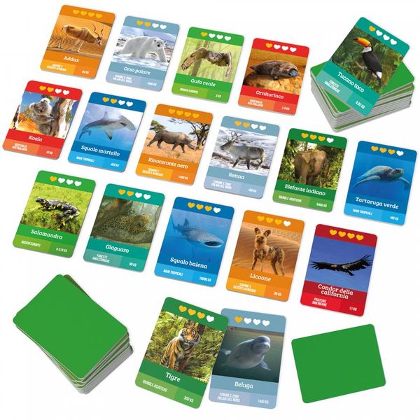 Missione natura – gioco educativo sugli animali a rischio - carte per bambini 6+ - LUDIC