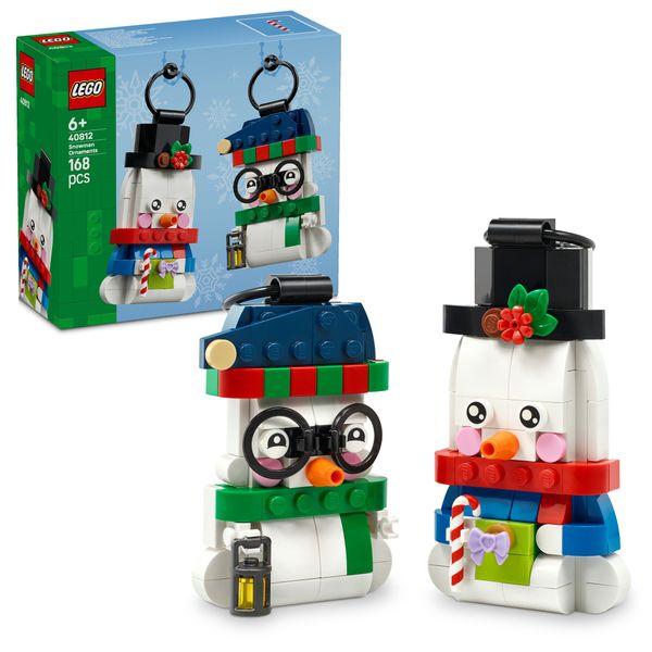Lego lego iconic pupazzi di neve ornamentali - 40812 - LEGO ICONS