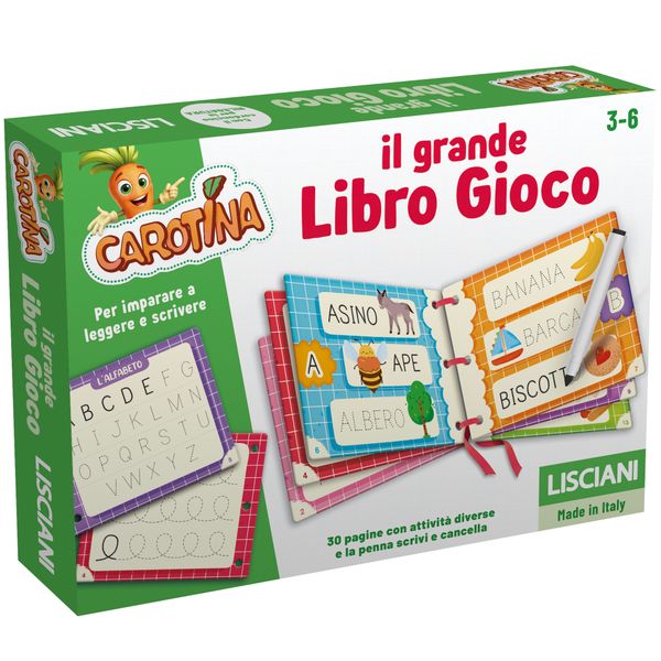 Carotina il grande libro gioco - LISCIANI