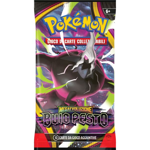Pokémon megaevoluzione - buio pesto busta 10 carte - assortito - POKEMON