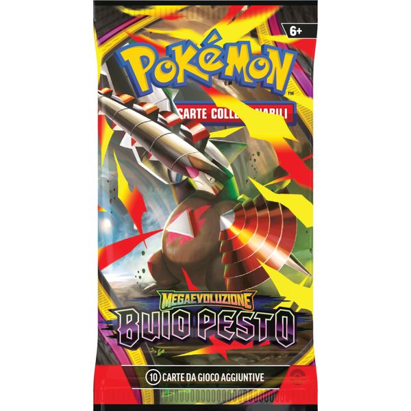 Pokémon megaevoluzione - buio pesto busta 10 carte - assortito - POKEMON
