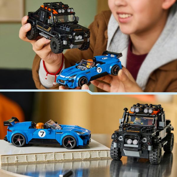 Lego speed champions jaguar project 7 e land rover defender - 77264 - LEGO
