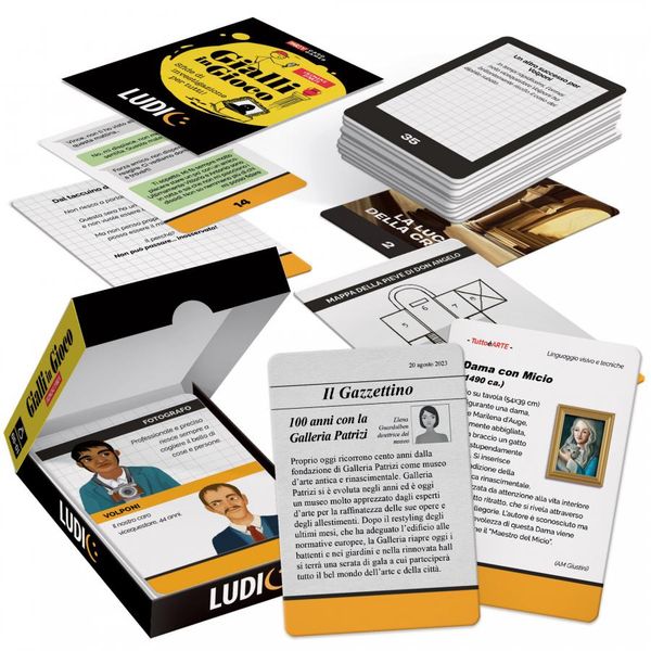 Gialli in gioco: crimini d’arte – gioco investigativo e deduttivo 10+ - LUDIC