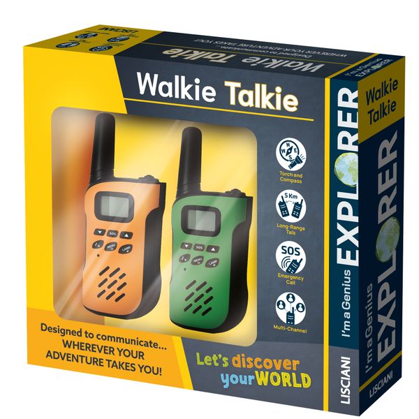 I'm a genius explorer walkie talkie - LISCIANI
