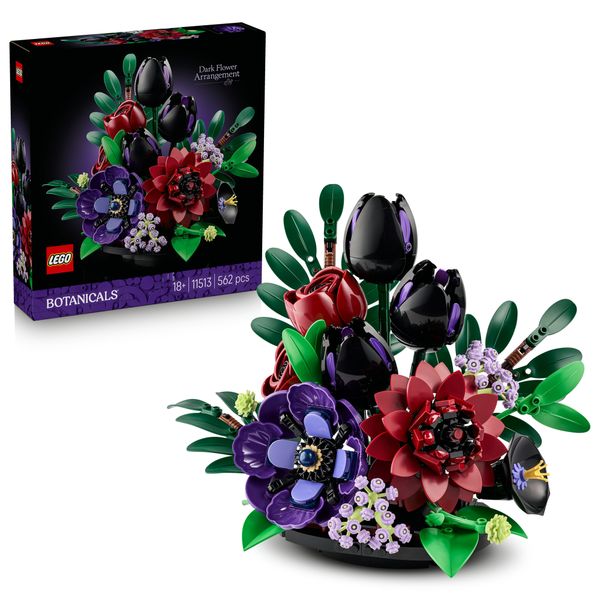 Lego botanicals composizione di fiori scuri - 11513 - LEGO ICONS BOTANICAL