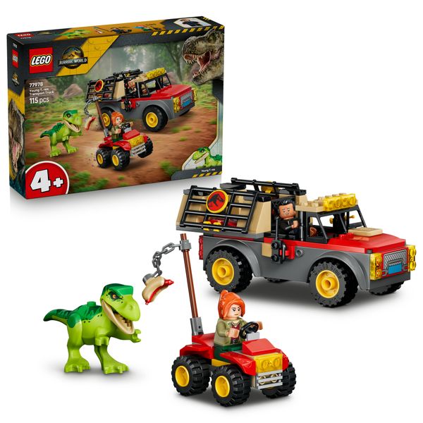 Lego jurassic world camion da trasporto per il giovane t. rex - 77978 - Jurassic World, LEGO