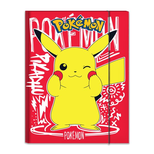 Cartella con elastico pokemon assortito - POKEMON, SEVEN