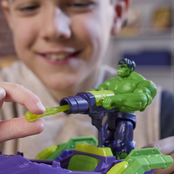Hasbro marvel avengers, venomversus epic world of action, set action figure e veicolo blast & smash truck di hulk - Avengers, MARVEL