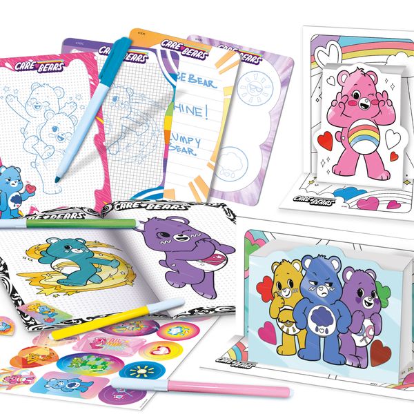 Care bears zainetto colouring and drawing school - LISCIANI