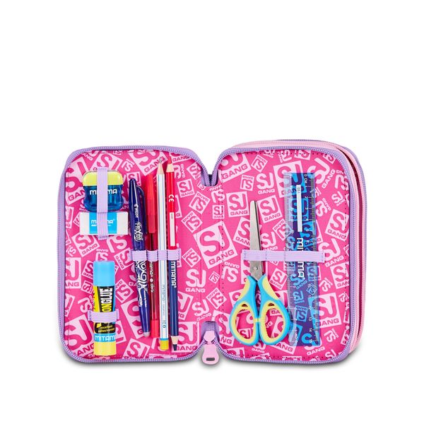 Astuccio 3 zip 3d - pixie unicorn - SEVEN