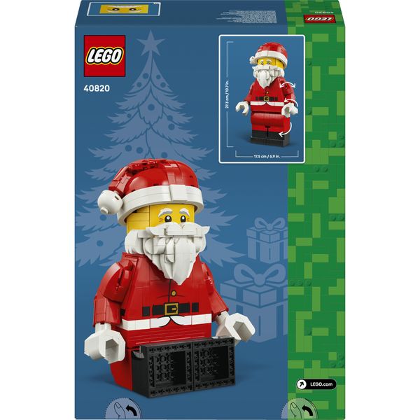 Lego lego iconic grande minifigure di babbo natale - 40820 - LEGO ICONS