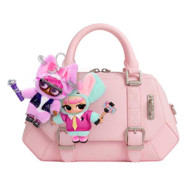 L.o.l. surprise! plush surprise – peluche da collezione con portachiavi e 7 sorprese - assortito - LOL