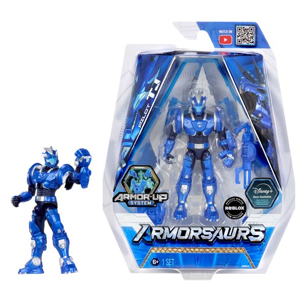 Armorsaurs triceratops pilot tj action figure 9,5 cm - ARMORSAURS