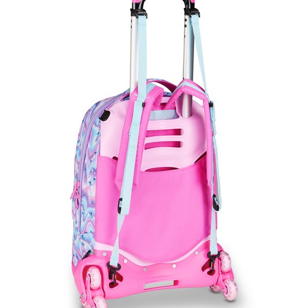 Trolley jack 8 ruote - glow led unicorn girl - SEVEN