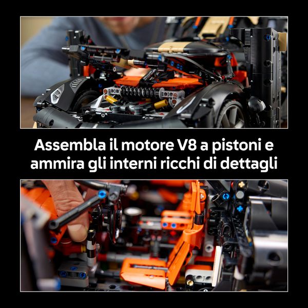Lego technic hypercar koenigsegg sadair's spear - 42232 - LEGO TECHNIC, LEGO