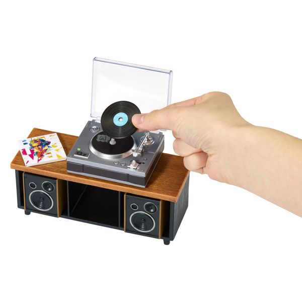 Mga’s miniverse real music giradischi in miniatura con vinile - MINIVERSE MGA