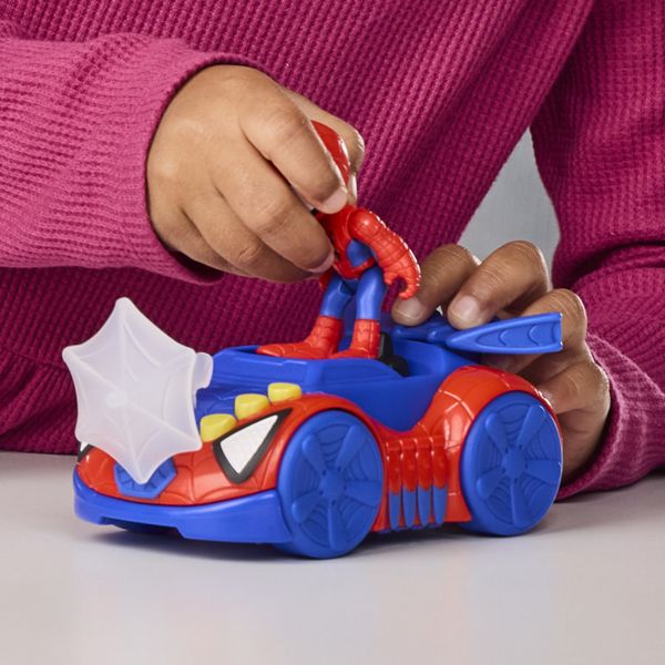 Hasbro marvel, spidey e i suoi fantastici amici, personaggio con veicolo - SPIDEY