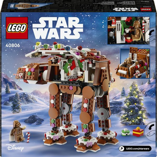 Lego star wars tm walker at-at™ pan di zenzero - 40806 - LEGO ICONS