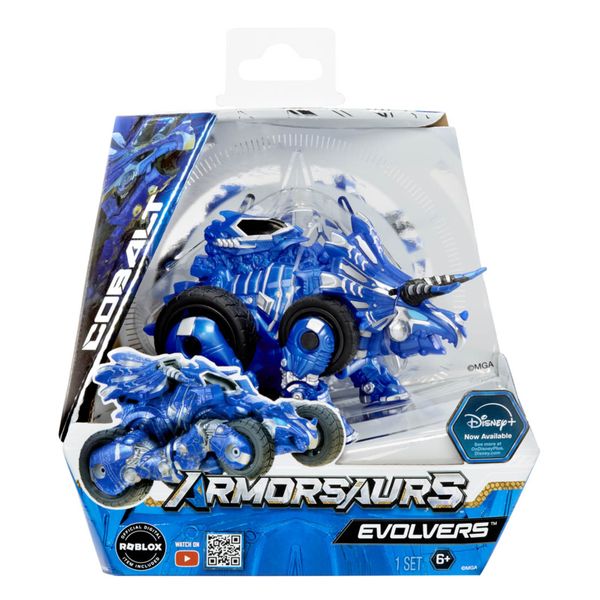 Armorsaurs evolver cobalt triceratopo veicolo 2 in 1 - ARMORSAURS