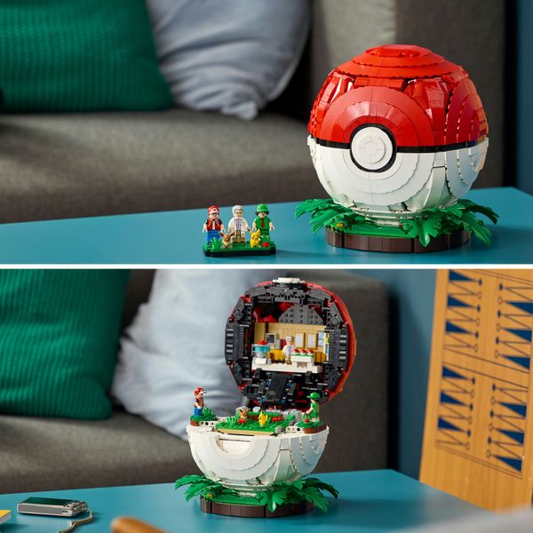 Lego pokémon momenti allenatore iconici: poké ball - 72154 - POKEMON