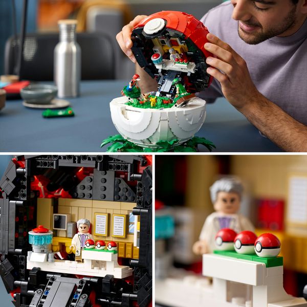Lego pokémon momenti allenatore iconici: poké ball - 72154 - POKEMON