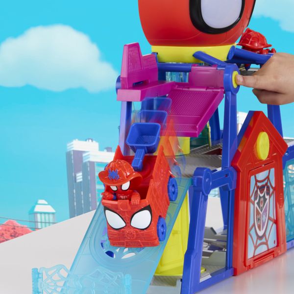 Hasbro marvel, spidey e i suoi fantastici amici, quartier generale rescue-webs - SPIDEY