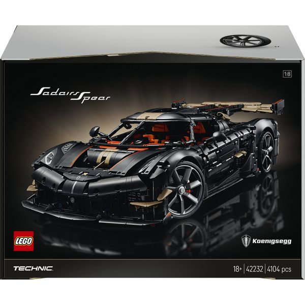 Lego technic hypercar koenigsegg sadair's spear - 42232 - LEGO TECHNIC, LEGO