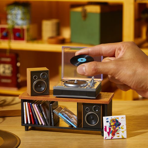 Mga’s miniverse real music giradischi in miniatura con vinile - MINIVERSE MGA