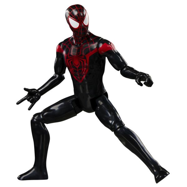 Marvel titan series spider-man, venom e miles morales – confezione da 3 personaggi d'azione - Spiderman