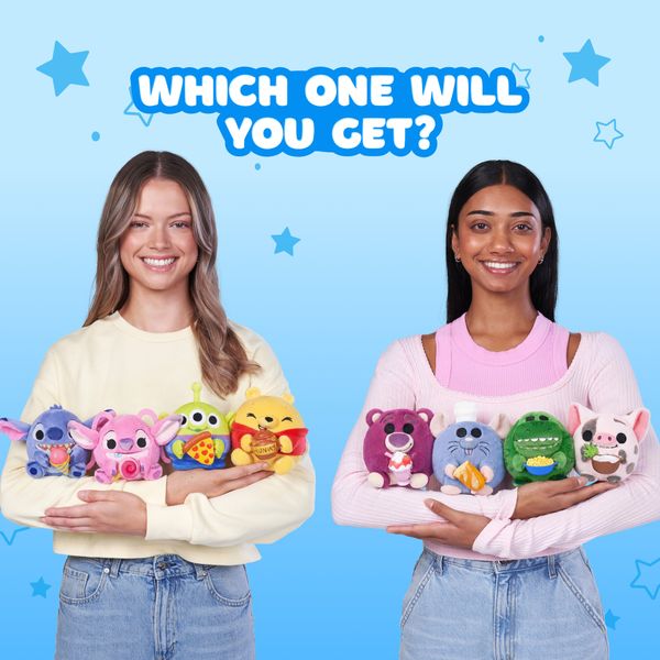 Snackles disney 5-inch plush (2 pack) - assortito - SNACKLES