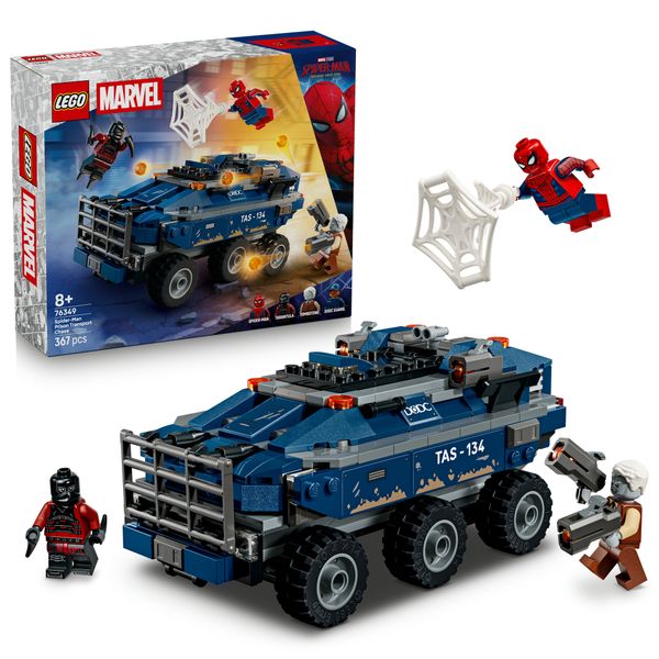 Lego super heroes spider-man: inseguimento del trasportatore di detenuti - 76349 - LEGO SUPER HEROES, MARVEL, Spiderman