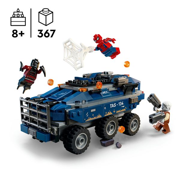 Lego super heroes spider-man: inseguimento del trasportatore di detenuti - 76349 - LEGO SUPER HEROES, MARVEL, Spiderman