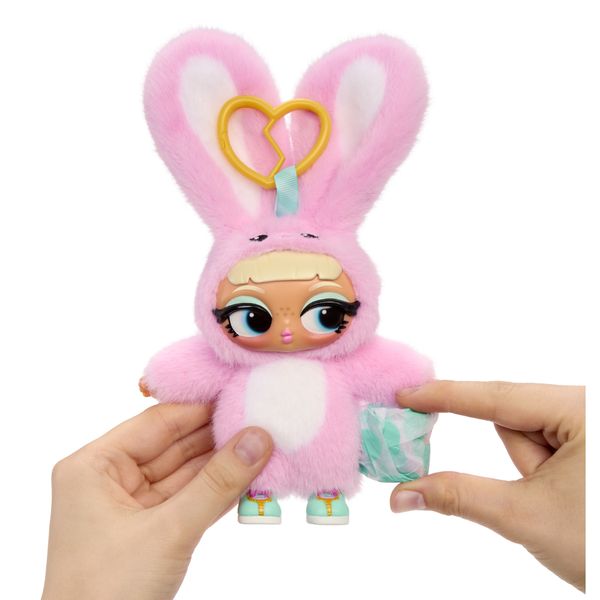 L.o.l. surprise! plush surprise – peluche da collezione con portachiavi e 7 sorprese - assortito - LOL