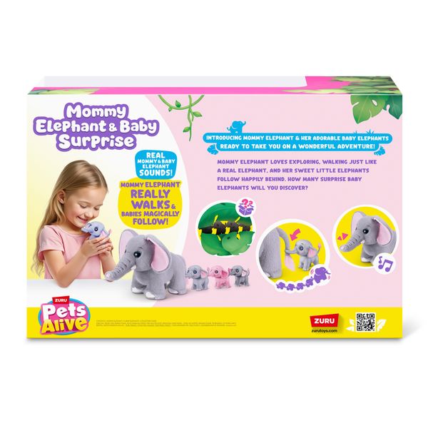 Pets alive mommy elephant and baby surprise - PETS ALIVE