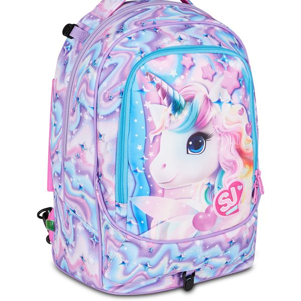 Trolley jack 8 ruote - glow led unicorn girl - SEVEN