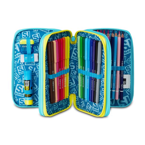 Astuccio 3 zip - metal dragon boy - SEVEN