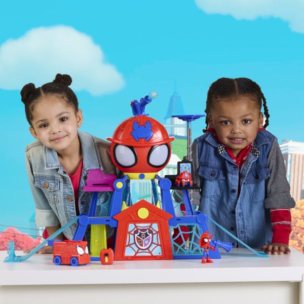 Hasbro marvel, spidey e i suoi fantastici amici, quartier generale rescue-webs - SPIDEY