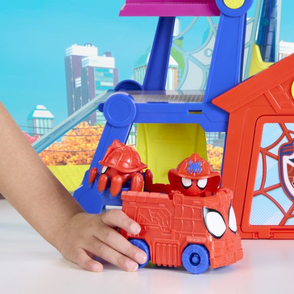 Hasbro marvel, spidey e i suoi fantastici amici, quartier generale rescue-webs - SPIDEY