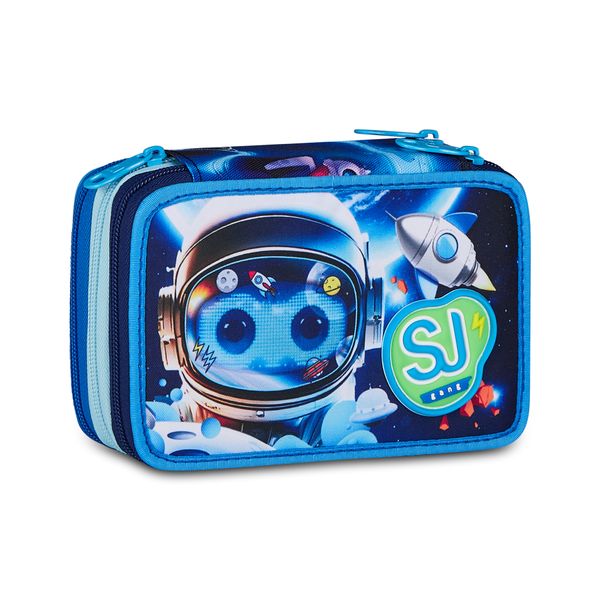Astuccio 3 zip - space led boy - SEVEN