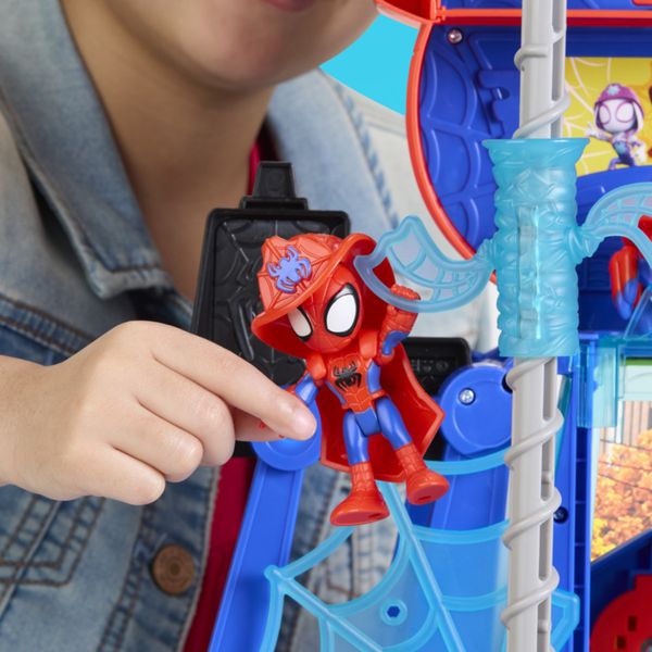 Hasbro marvel, spidey e i suoi fantastici amici, quartier generale rescue-webs - SPIDEY