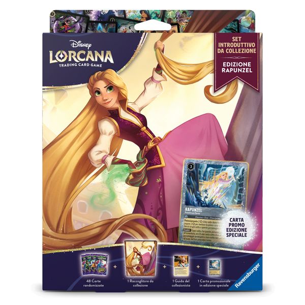 Ravensburger - disney lorcana tcg:  set collezione rapunzel viticcio all’attacco!, 8+ - Lorcana