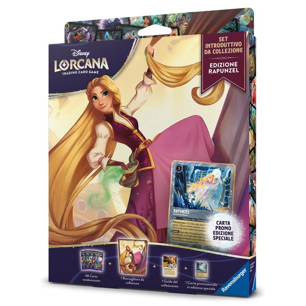 Ravensburger - disney lorcana tcg:  set collezione rapunzel viticcio all’attacco!, 8+ - Lorcana