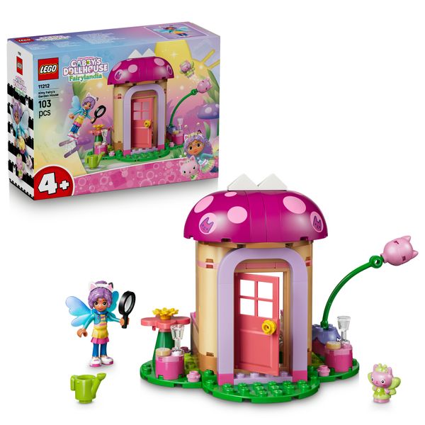 Lego gabby's dollhouse la casa in giardino di gattina fatina - 11212 - GABBY'S DOLLHOUSE