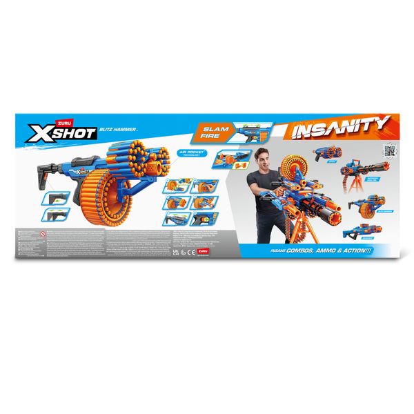 Xshot insanity blitz hammer (48 dardi) - X-SHOT