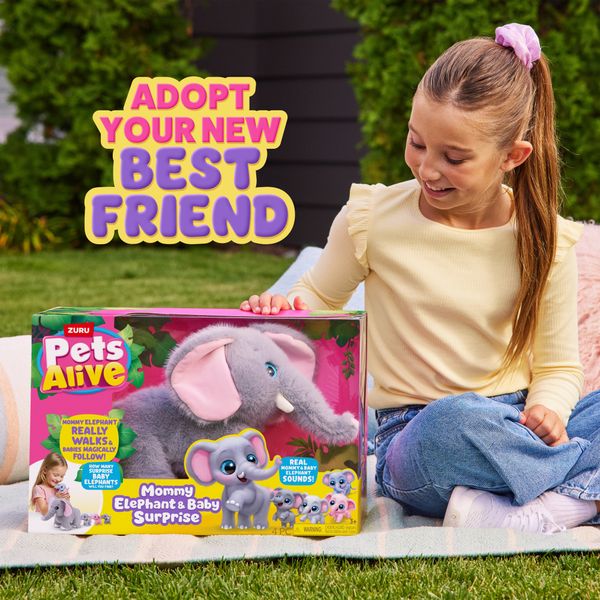 Pets alive mommy elephant and baby surprise - PETS ALIVE