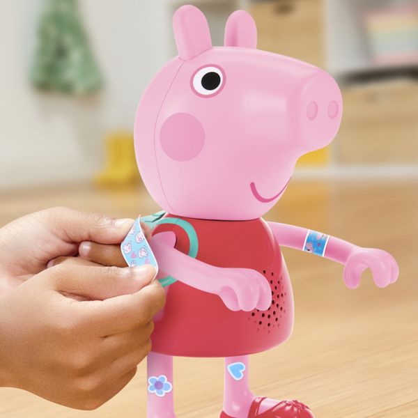 Peppa pig ready, pedal, go peppa – personaggio interattivo con bicicletta - PEPPA PIG