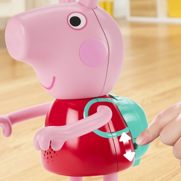 Peppa pig ready, pedal, go peppa – personaggio interattivo con bicicletta - PEPPA PIG