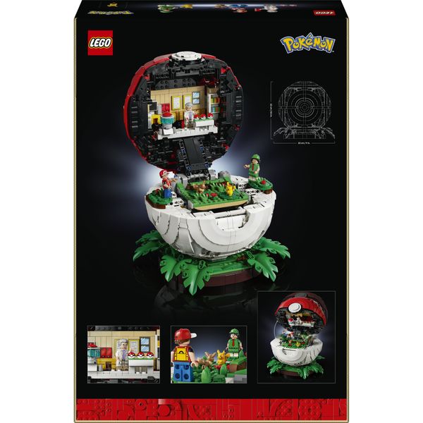 Lego pokémon momenti allenatore iconici: poké ball - 72154 - POKEMON