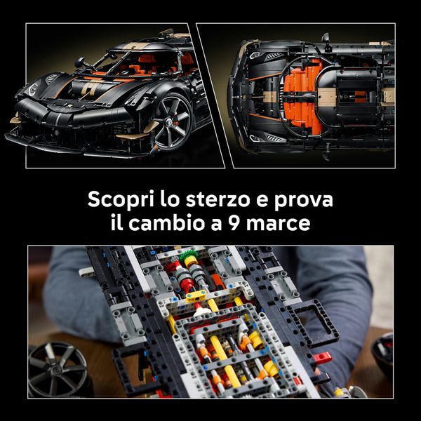 Lego technic hypercar koenigsegg sadair's spear - 42232 - LEGO TECHNIC, LEGO