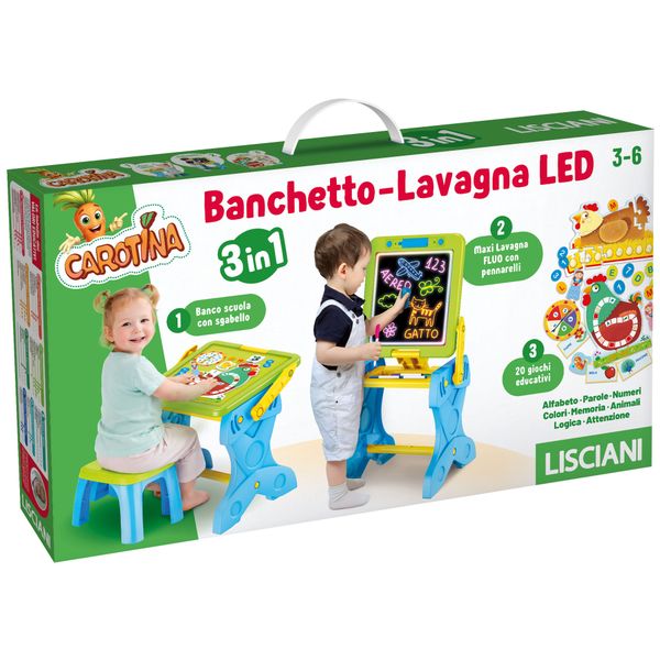 Carotina banchetto lavagna led 3 in 1 - CAROTINA